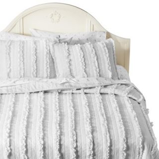 Simply Shabby Chic Ruffle Quilt   White(Twin)