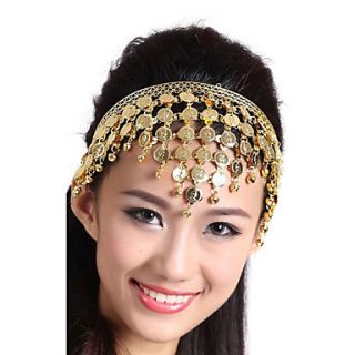 Performance Alloy with Coins Belly Dance Headpiece For Ladies