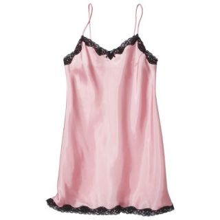 Gilligan & OMalley Womens Satin Chemise   Pink S