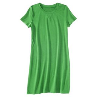 Merona Womens Knit T Shirt Dress   Mahal Green   S