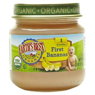 Earths Best Baby Food Jar   First Bananas 2.5oz (12 Pack)