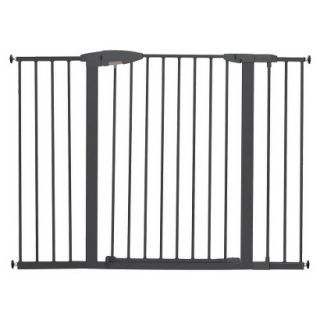 Munchkin Easy Close Metal Safety Gate Extra Tall & Wide   Dark Grey