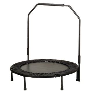 Sunny Health & Fitness Exercise Trampoline with Bar   Black (27)