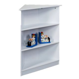 Kids Shelving Unit Gift Mark 3 Tier Corner Bookcase   White