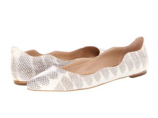 Loeffler Randall Milla Womens Dress Flat Shoes (White)