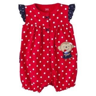 Just One YouMade by Carters Newborn Girls Romper   Liberty Red NB
