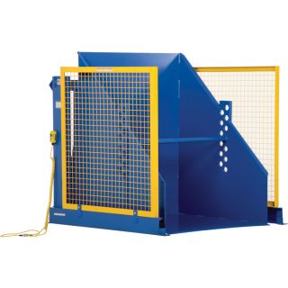Vestil Hydraulic Box Dumper   4000 lb. Capacity, 48 Inch Dump Height, Model HBD 