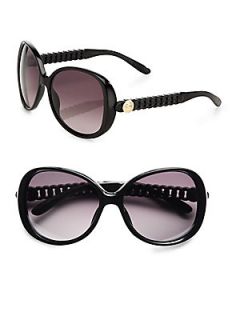 Marc by Marc Jacobs Oversized Round Sunglasses   Black