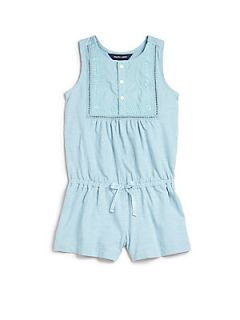 Ralph Lauren Toddlers & Little Girls Embroidered Romper