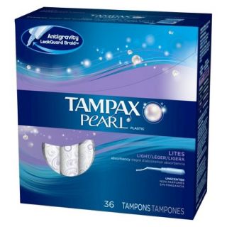 Tampax Pearl Lites Unscented, 36 count