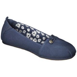 Womens Mad Love Lynn Canvas Loafer   Navy 10