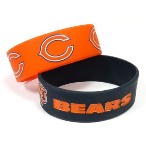 Chicago Bears AMINCO INC. Wide Bracelet 2pk Aminco