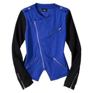 Mossimo Petites Moto Jacket   Blue/Black SP