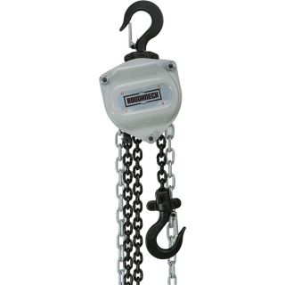 Roughneck Manual Chain Hoist   1 Ton, 10ft. Lift