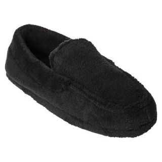 Totes Elements Mens Moccasin Slippers   Black M