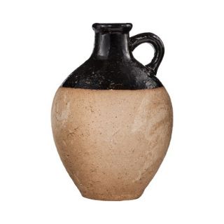 Nate Berkus Stoneware Vase   Natural/Black (8.5)