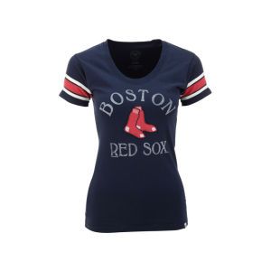 Boston Red Sox 47 Brand MLB Womens Off Campus Scoop T Shirt