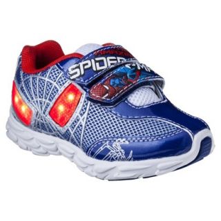 Toddler Boys Spiderman Athletic Shoe   Blue 6