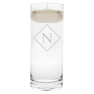 Diamond Initial Floating Unity Candle N