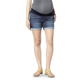 Liz Lange for Target Maternity Under Belly 6 Denim Shorts   Blue XXL
