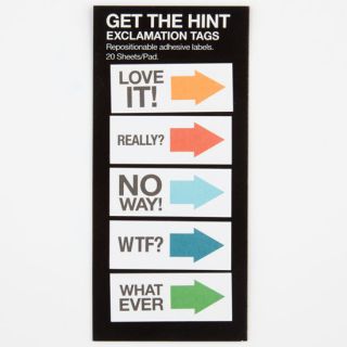 Get The Hint Exclamation Tags Multi One Size For Men 244100957