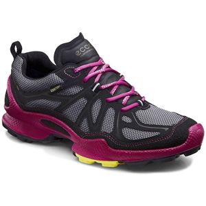Ecco Womens Argon GTX Black Titanium Fuchsia Shoes, Size 38 M   824063 58003