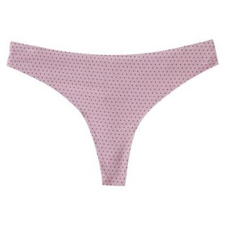 Gilligan & OMalley Womens Micro Seamless Thong   Soft Orchid XS