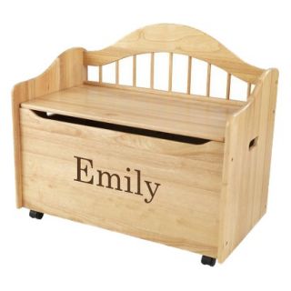 Kidkraft Limited Edition Personalised Natural Toy Box   Brown Emily