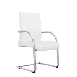 Whiteline Imports Clemson Mid Back Office Chair VC 1176P BLK / VC 1176P WHT C