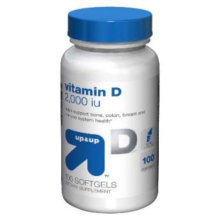 up&up Vitamin D 2000 iu Softgels   100 Count