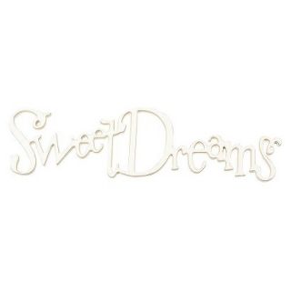 Sweet Dreams Wall Word by Twelve Timbers in White