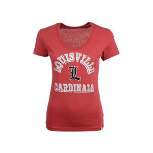 Louisville Cardinals 47 Brand NCAA Womens Fieldhouse Scoop T Shirt