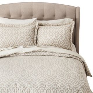 Fieldcrest Luxury Geometric Fashion Comforter   Sandstone (King)