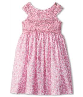 Elephantito Smocked Dress Girls Dress (Pink)