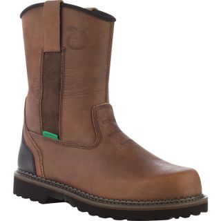 Brookville Waterproof Steel Toe Wellington Boot   Brown, Size 11 1/2 Wide,