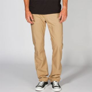 Vorta Twill Mens Slim Straight Pants Dark Khaki In Sizes 32, 28, 33, 31,