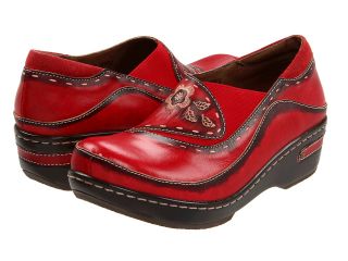 Spring Step Burbank Womens Clog Shoes (Red)