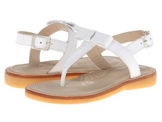 Elephantito Thong Sandal w/Bow Girls Shoes (White)