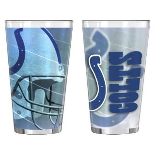 Boelter Brands NFL 2 Pack Indianapolis Colts Shadow Style Pint Glass  