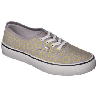 Womens Mad Love Lera Canvas Sneaker   Gray/Floral 7
