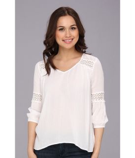 ONeill Harlow Crinkle Gauze Top Womens Blouse (White)
