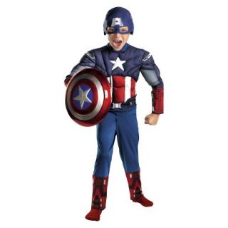 Boys Captain America Avengers Classic Muscle Costume