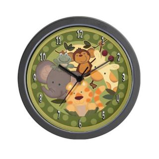  Jungle Safari Animals Wall Clock