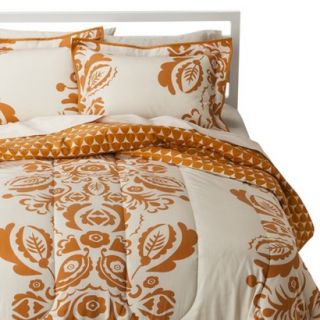 Room 365 Exploded Paisley Comforter Set   Orange (Full/Queen)