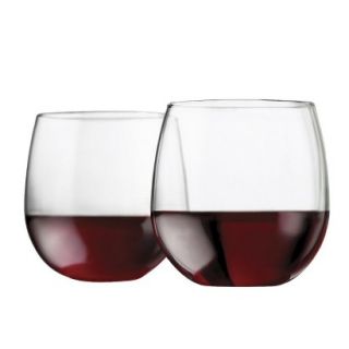 Libbey Stemless Red Wine Glass Set of 12   17 oz