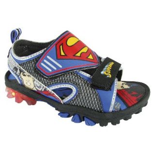 Toddler Boys Superman Hiking Sandals   Blue 10