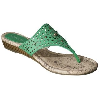 Womens Merona Elisha Studded Sandals   Green 5.5