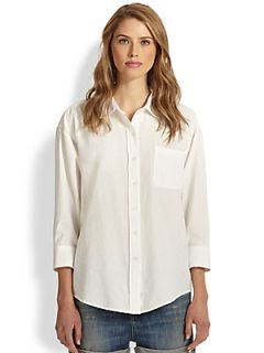 R13 Cotton Shirt   White