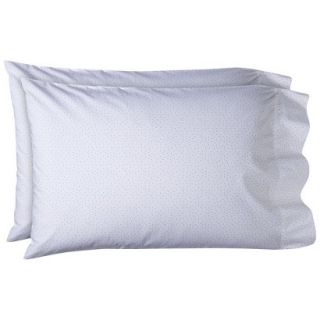 Threshold Percale Pillowcase Set   Blue Dot (Queen)