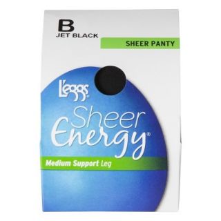 Leggs Sheer Energy Sheer   Jet Black